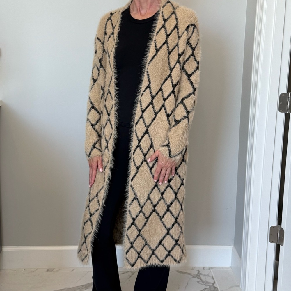 Calista Long Sweater, Size Small